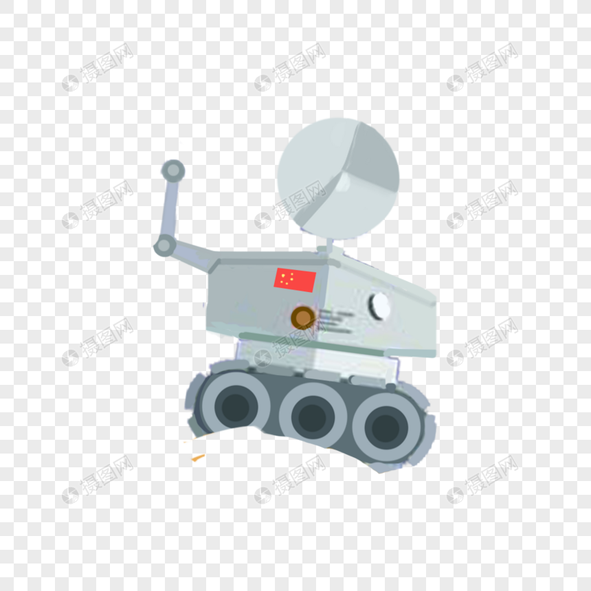 手绘/卡通元素 月球车.png 860_860