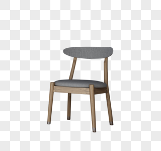 椅子灰色木质椅子高清图片
