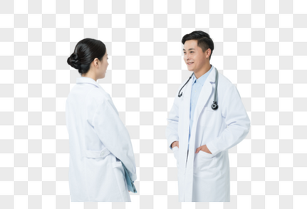 医生和护士讨论健康高清图片素材