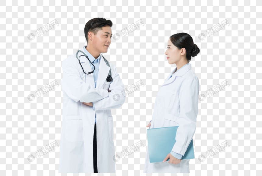 医生和护士讨论图片