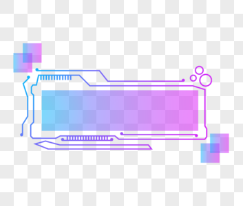 科技边框炫酷科技背景高清图片