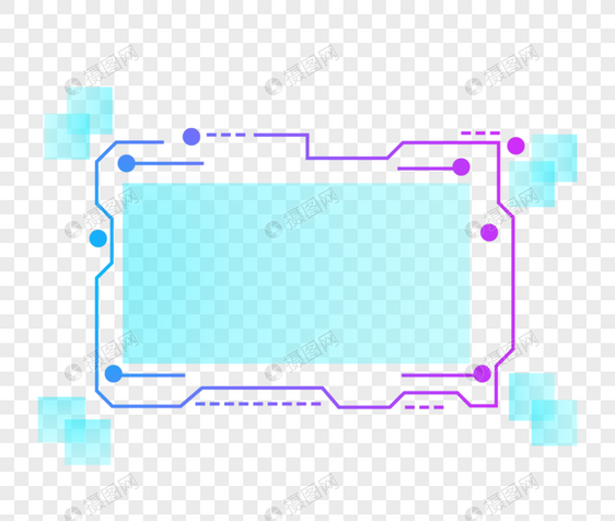科技边框图片