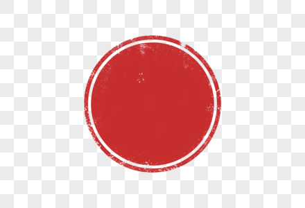 复古红色圆印章背景高清图片