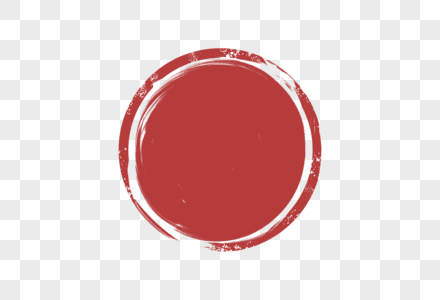 中国风红色圆图片
