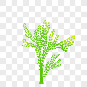 绿色小树图片