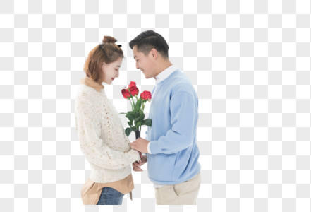 男友送女朋友鲜花图片