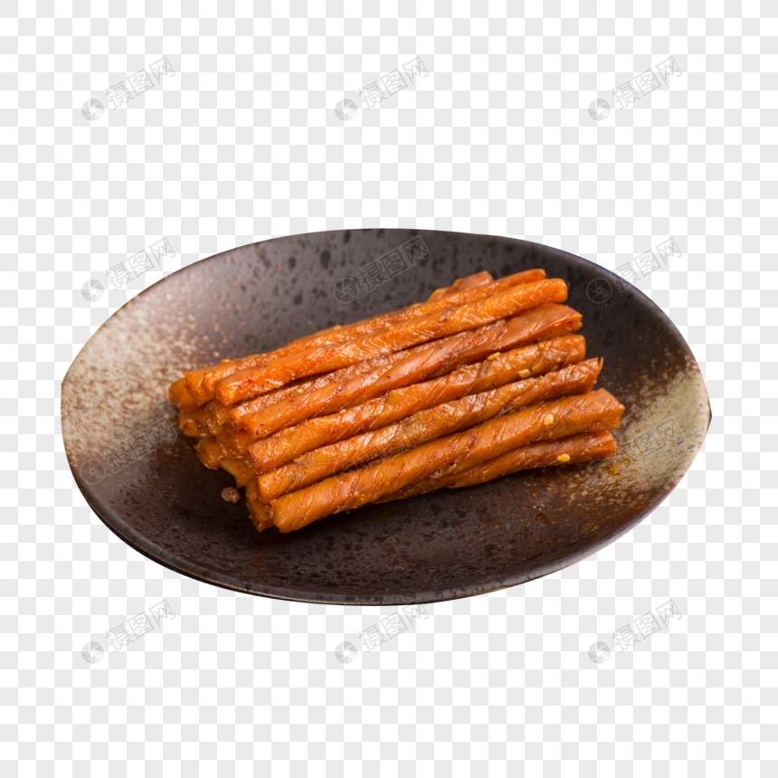 美味好吃的休闲食品辣条元素素材下载-正版素材-摄