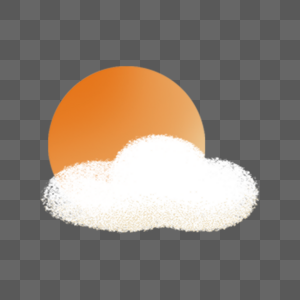 太阳云朵图片