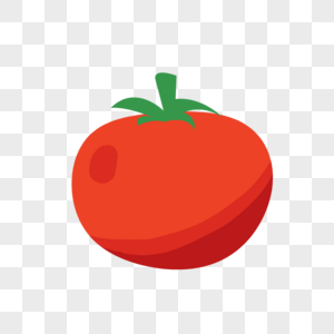 食材类卡通手绘风大红番茄图片