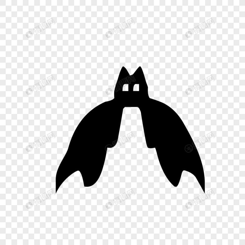 动物类卡通手绘风飞着的蝙蝠图片