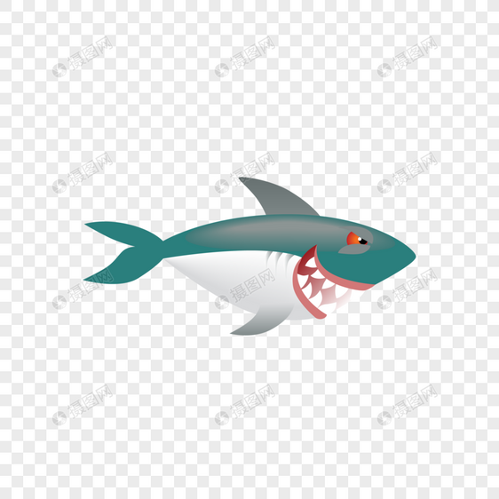 绿皮鲨鱼图片