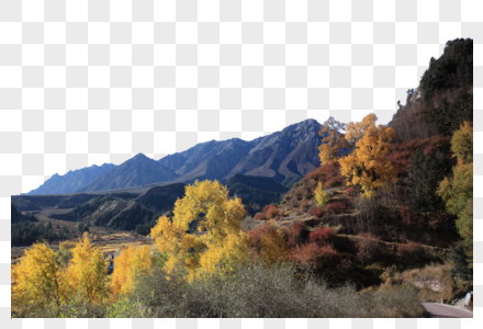 山光风景唯美的秋景高清图片