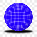 网格立体球体图片