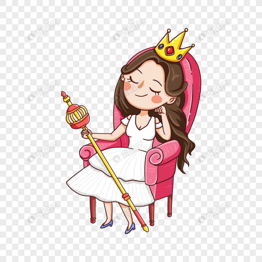 坐着的女王