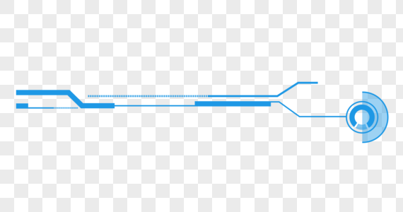 科技边框花纹蓝色高清图片