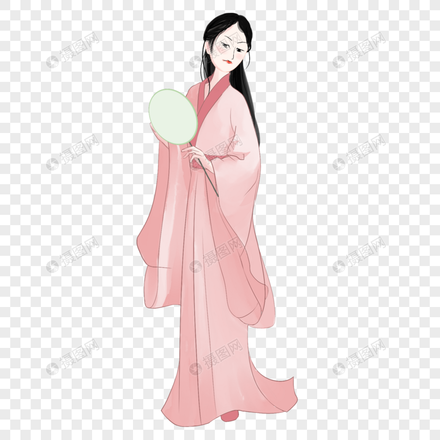 古风女子免抠素材