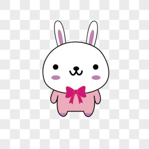 粉红兔粉红兔偷笑高清图片