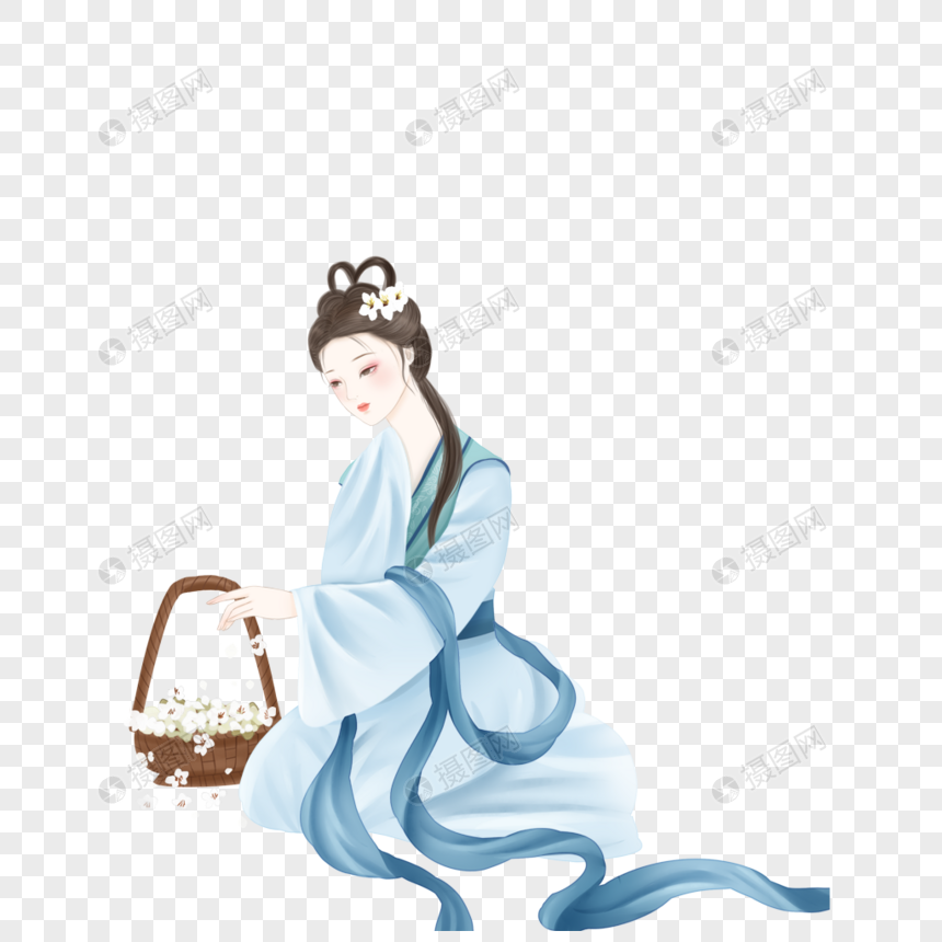 跪着的女人