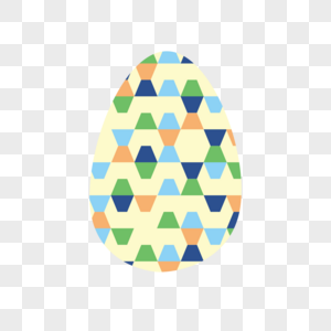 几何特色彩蛋图片