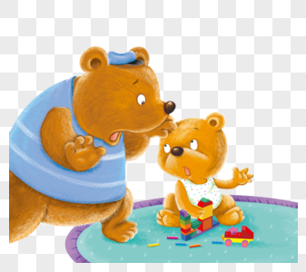 小熊和熊妈妈的故事图片