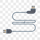连接线插线插头线相关图标图片