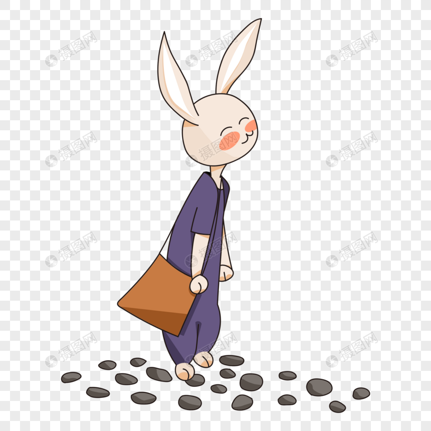 卡通兔子免抠素材图片