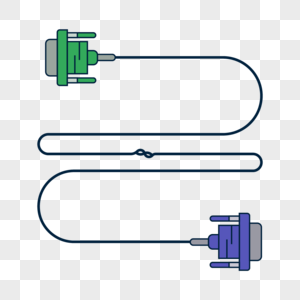 电脑连接线图标图片