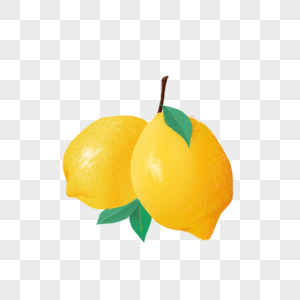 柠檬手绘元素图片