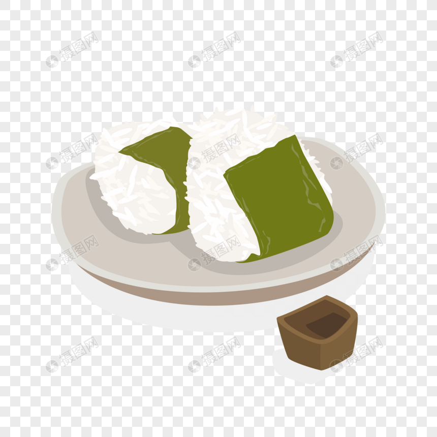 饭团米团三角米饭团图片