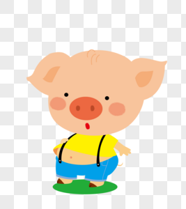 猪猪宝宝拜年高清图片