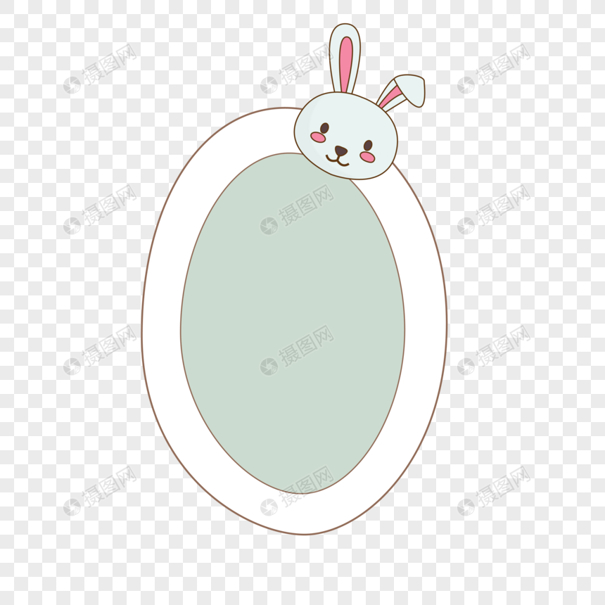 椭圆兔图片