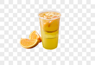 甜橙饮料图片