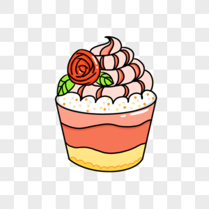 蛋糕玫瑰花蛋糕高清图片