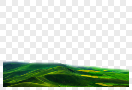 绿色的山图片