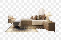 欧式新古典卧室家具图片