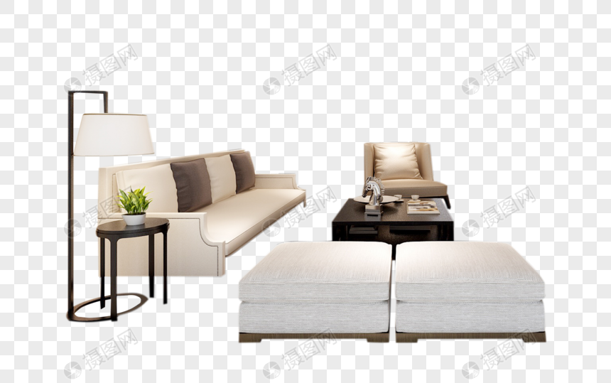 现代简约风家具沙发图片
