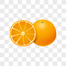 手绘水果橙子元素图片