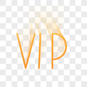 线条vip科技感字体高清图片