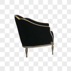 黑色的沙发椅高清图片