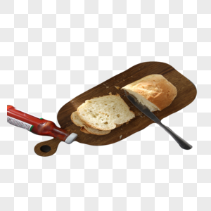 切片的面包图片