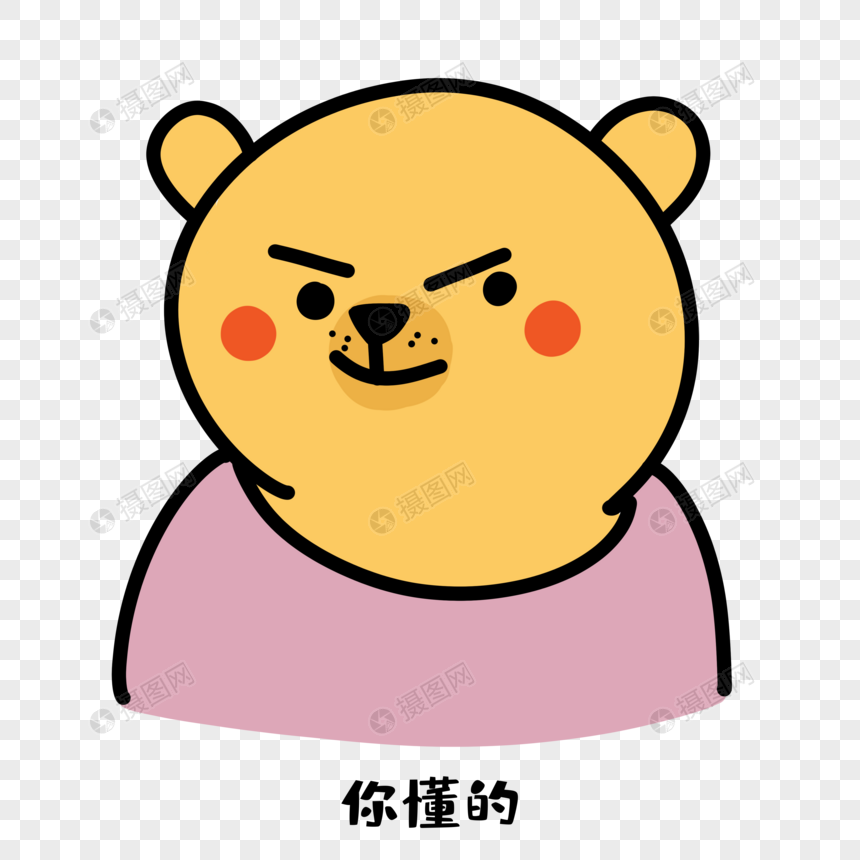 你懂的小熊表情包
