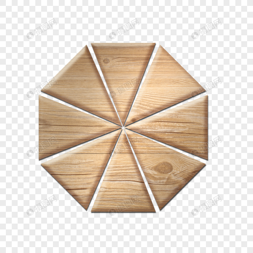 几何三角木板木纹材质图片