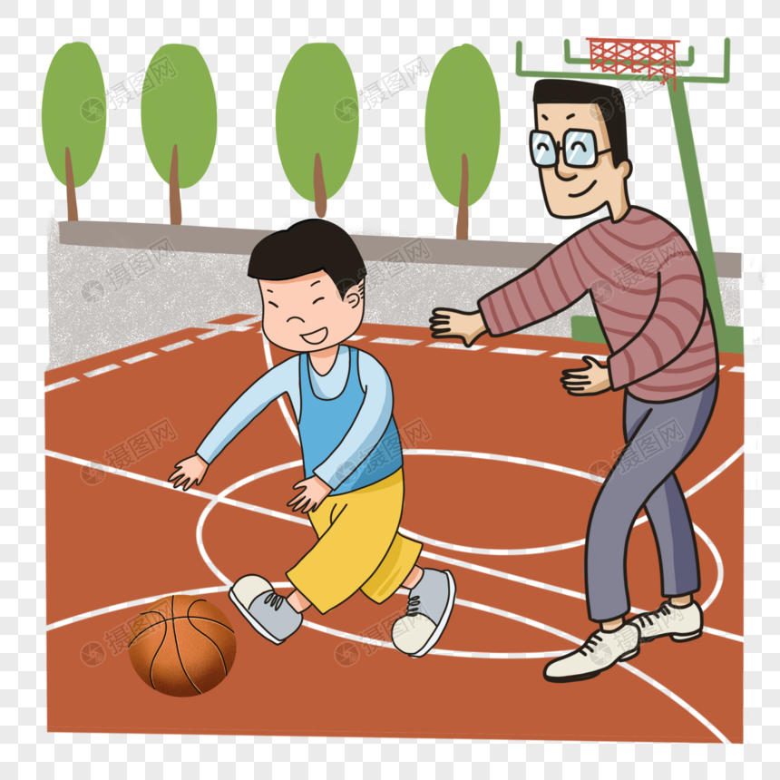 两个人打篮球图片