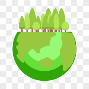 绿色环保地球植物高清图片素材