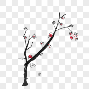 梅花免抠素材树高清图片素材