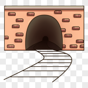 火车山洞高铁隧道高清图片
