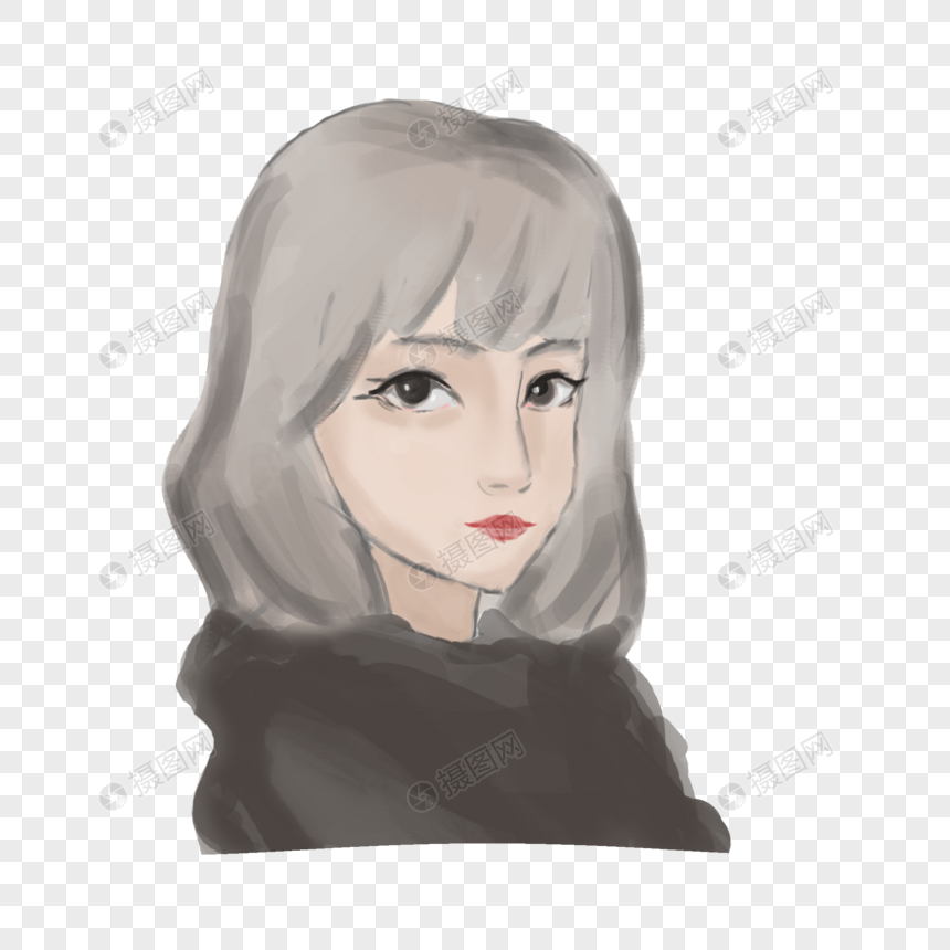 短发女生