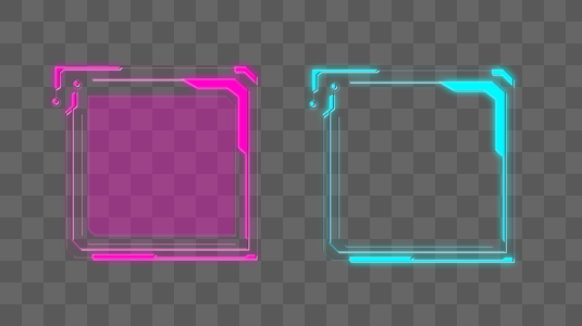 科技边框元素高清图片