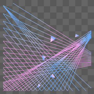 蓝色科技创意立体线条图片