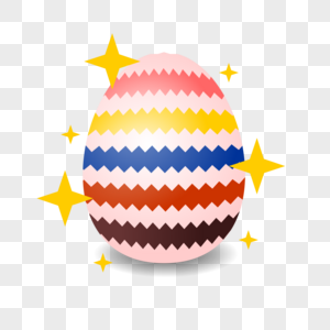 复活节彩蛋手绘彩蛋素材高清图片